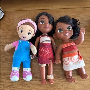Disney Moana and Friends Doll Trio